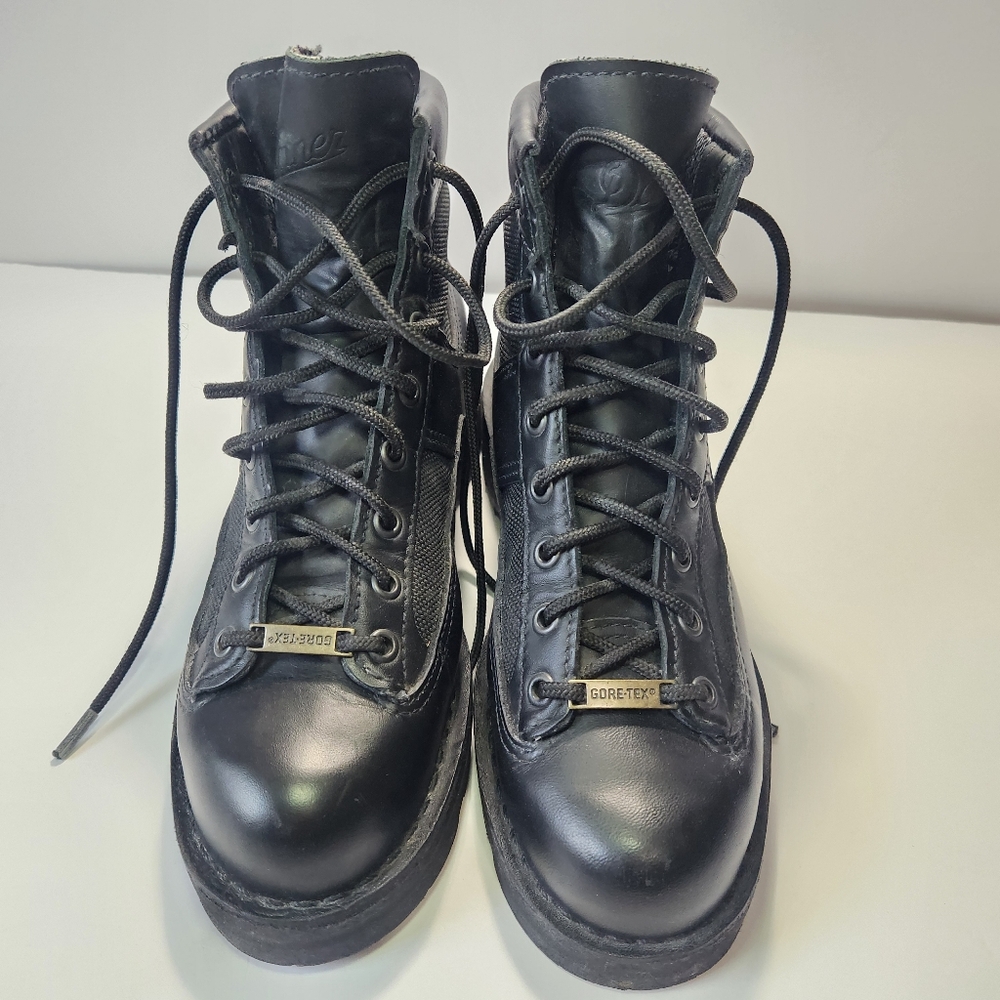 Danner Patrol 6” Boots Black Gore-Tex Leather Vibram USA 25200 Women's Size 7 - Picture 5 of 10